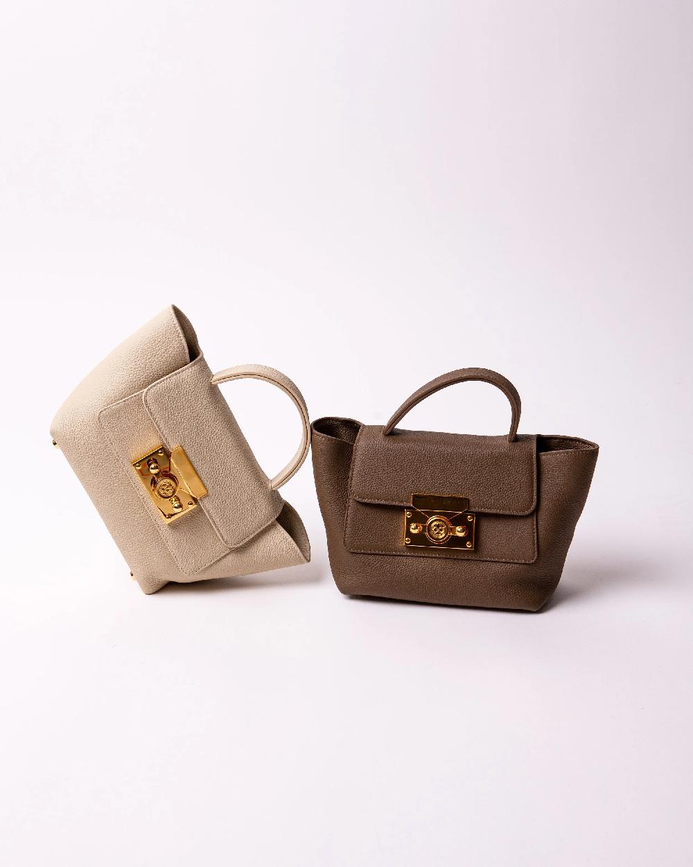 subella london Ginger Tote in Grey Leather