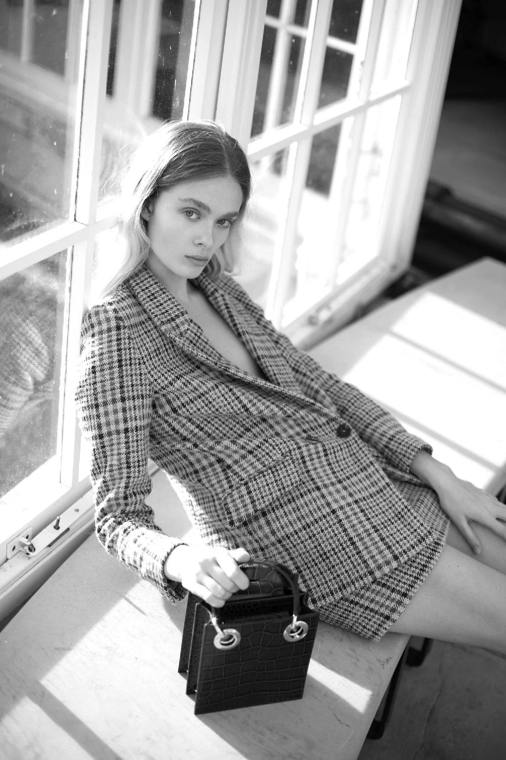 Subella London Mini Sabrina • Petrol Croc & Gold