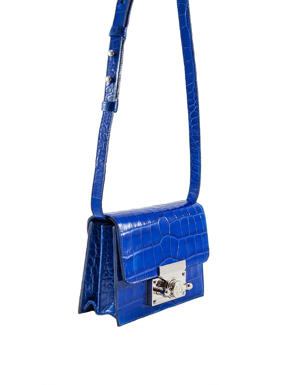 Subella London Saya • Electric Blue Croc