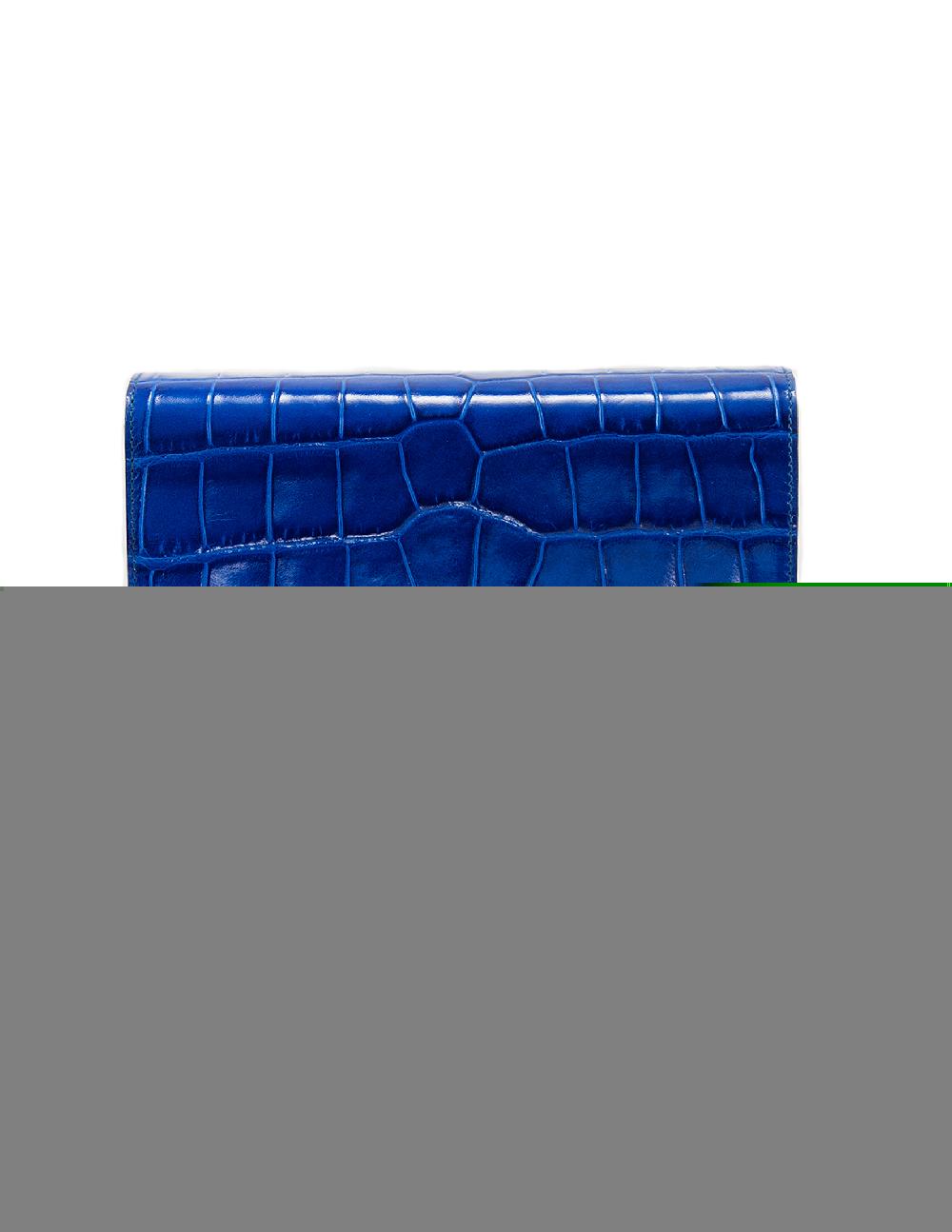 subella london Saya • Electric Blue Croc