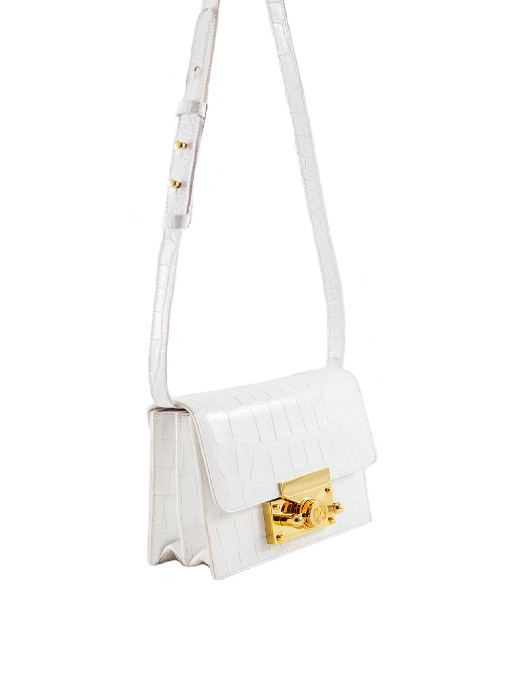 Subella London Saya • White Croc