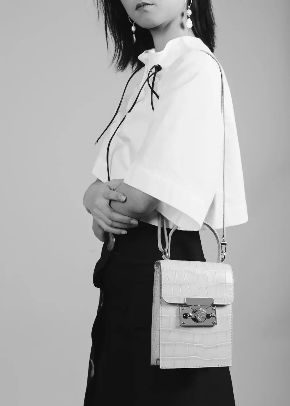 Subella London Silvy • White Croc