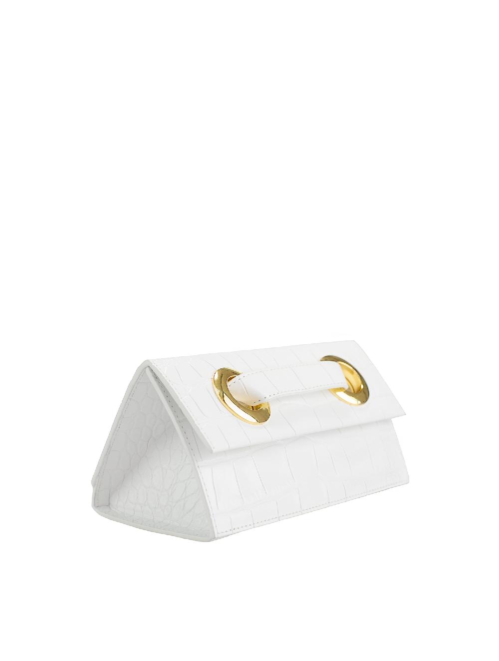 Subella London Tito • White Croc & Gold