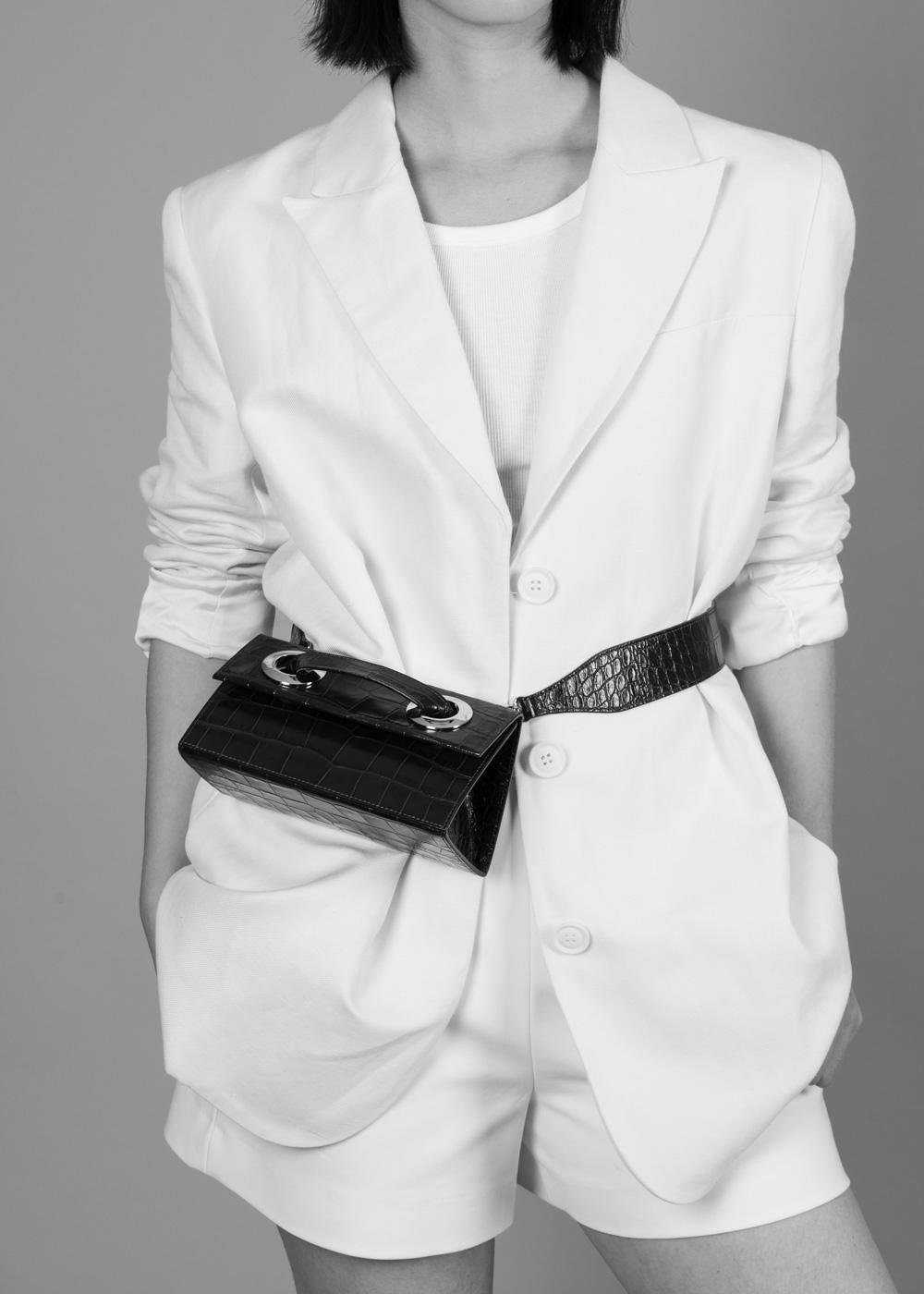 Subella London Tito • White Croc & Gold