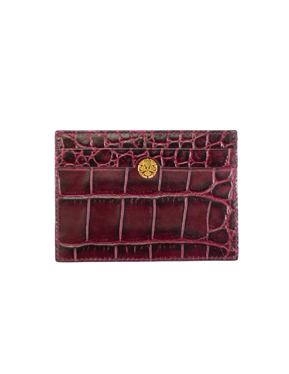 subella london Wine Croc Cardholder