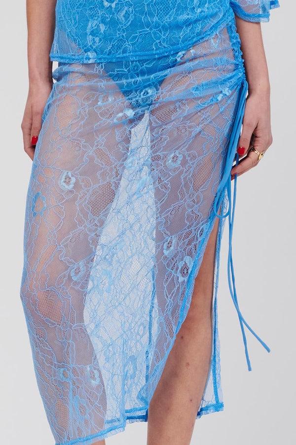 Suboo Benny Ruched Side Midi Skirt