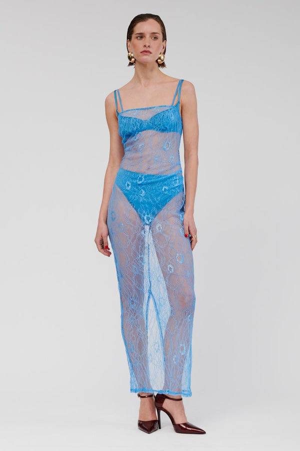 suboo Benny Strappy Straight Neck Maxi Dress