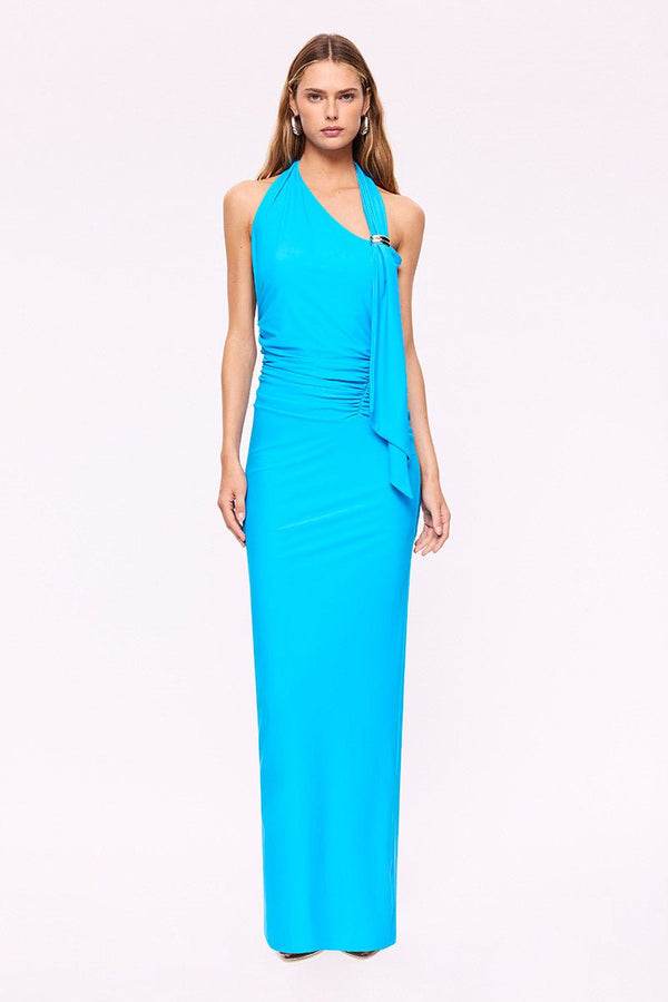 suboo Bianca Asymmetric Midi Dress
