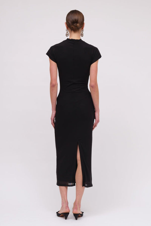 Suboo Christy Mesh Cap Sleeve Dress