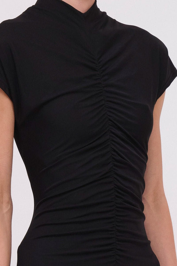 Suboo Christy Mesh Cap Sleeve Dress