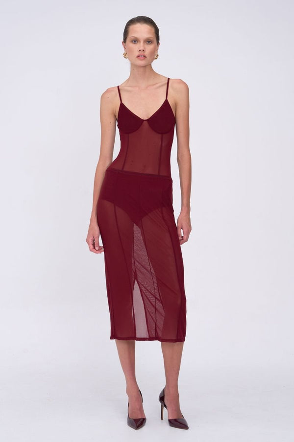 suboo Christy Mesh Panelled Bodysuit