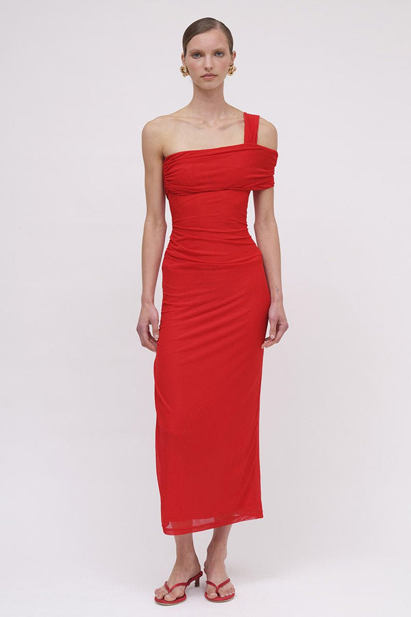 suboo Christy Off Shoulder Maxi - Red