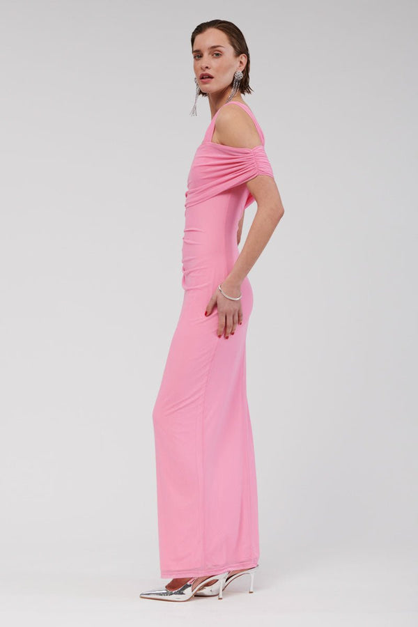 Suboo Christy Pink Off Shoulder Maxi - Pink
