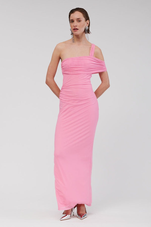 suboo Christy Pink Off Shoulder Maxi - Pink