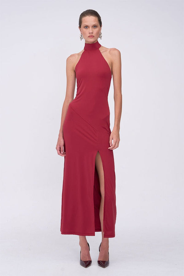 Suboo Ellie Halter Neck Maxi Dress
