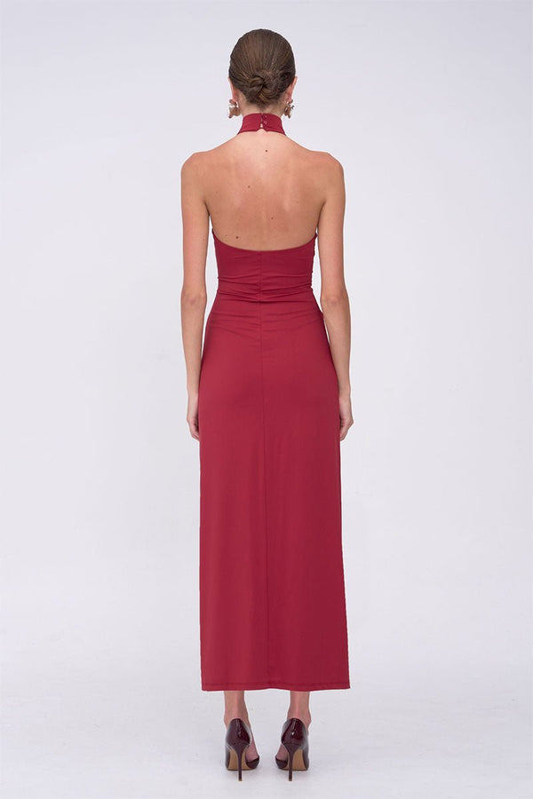 Suboo Ellie Halter Neck Maxi Dress
