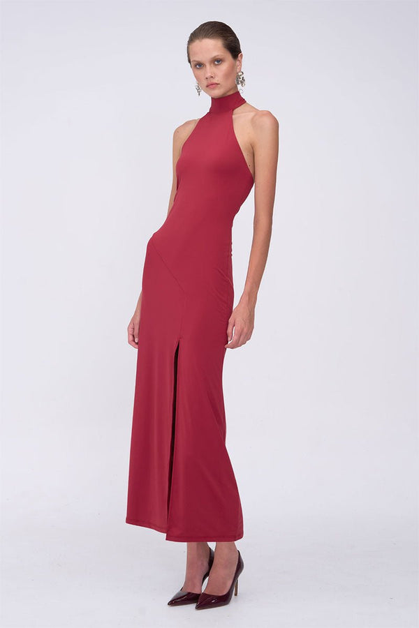 suboo Ellie Halter Neck Maxi Dress