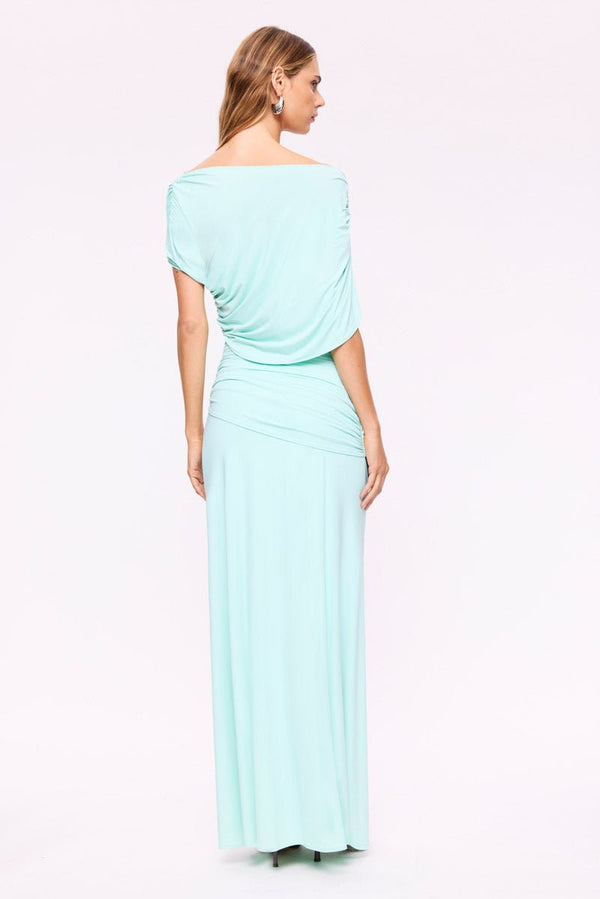 suboo Emily Draped Ruched Maxi Dress