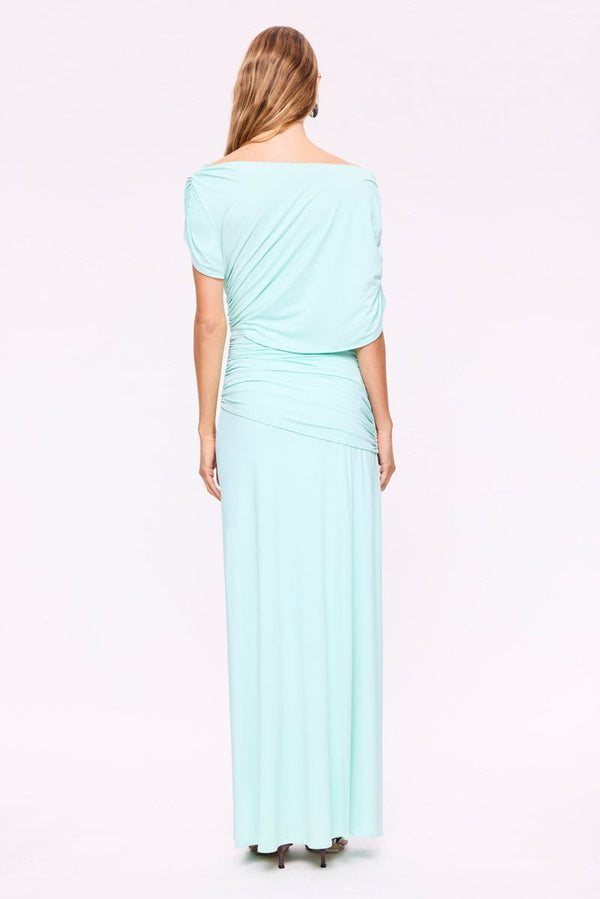 suboo Emily Draped Ruched Maxi Dress
