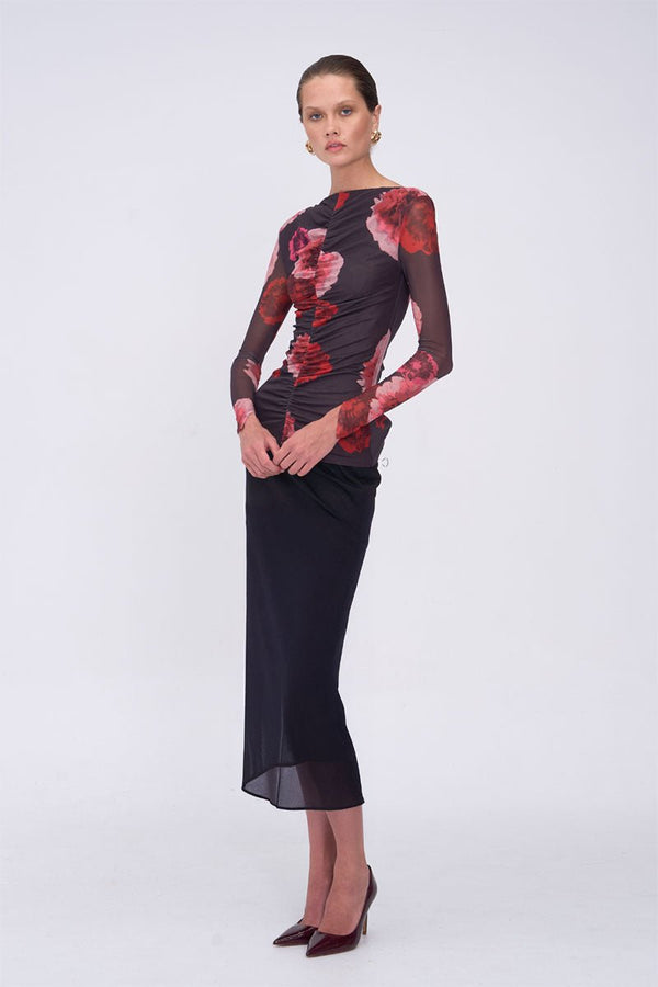 Suboo Frida Ruched Front Long Sleeve Top
