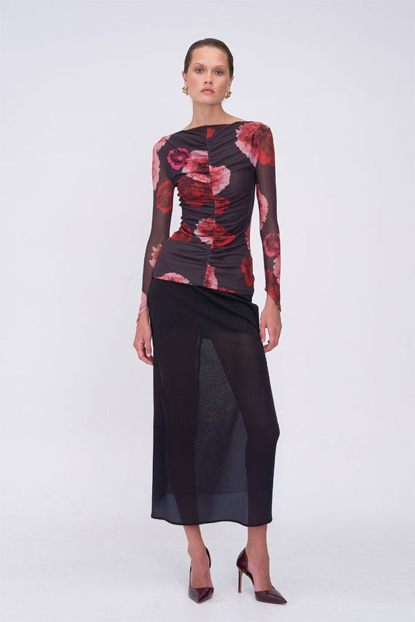 suboo Frida Ruched Front Long Sleeve Top