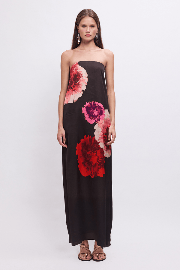 suboo Frida Strapless Bustier Maxi Dress