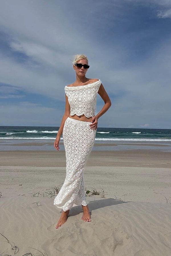 Suboo Heather Maxi Skirt - Ivory