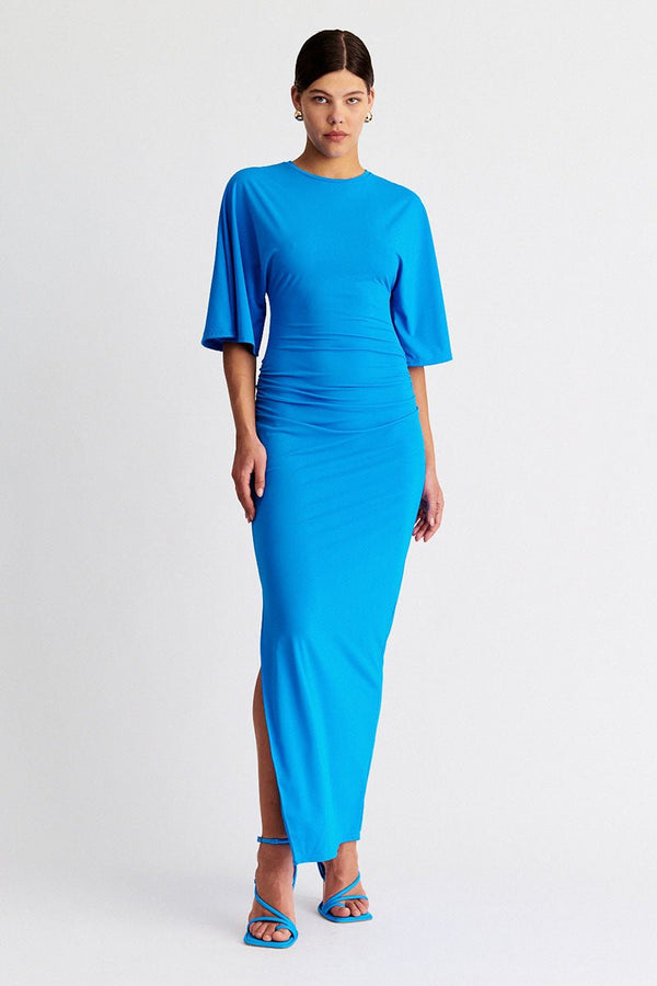 suboo Ivy Cape Sleeve Maxi - Azure