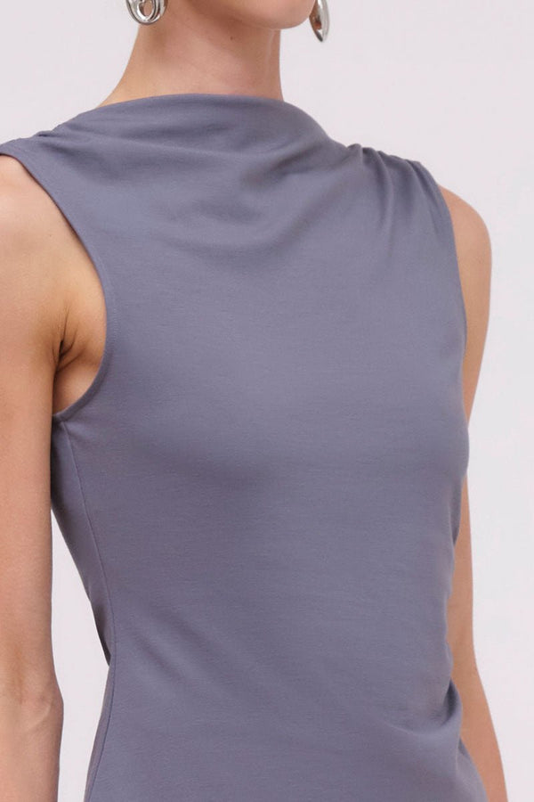 Suboo Jules Jersey Drape Scarf Top