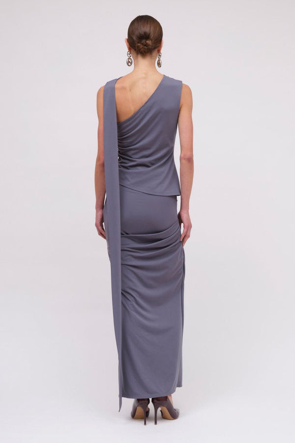 Suboo Jules Jersey Drape Scarf Top