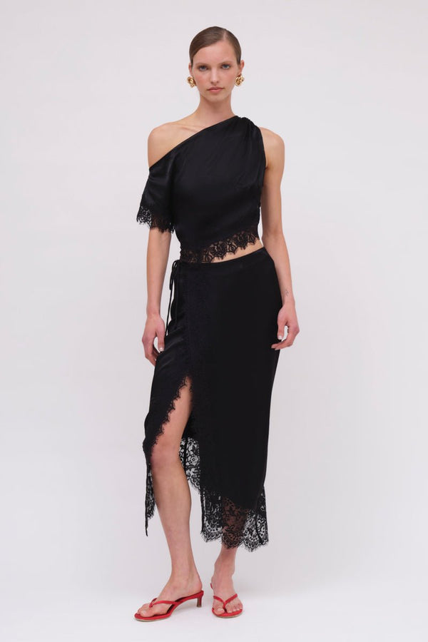 suboo Lee Satin Lace Top