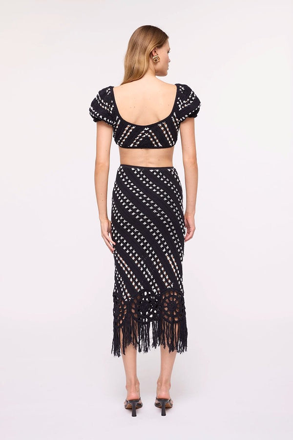 Suboo Lexi Crochet Midi Skirt