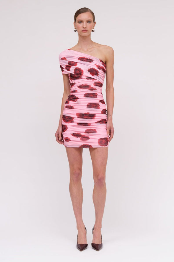 suboo Luca Mesh Off Shoulder Mini