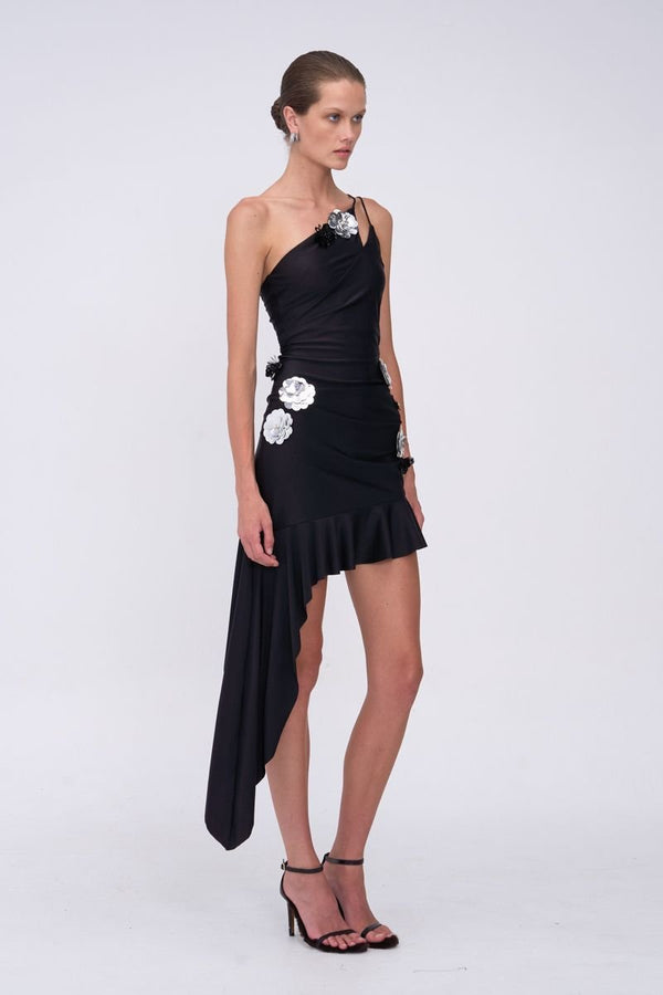 Suboo Mika Sequin Assymetrical Mini