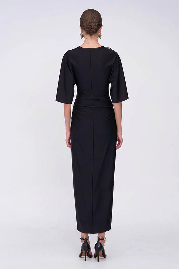 Suboo Mika Sequin Cape Sleeve Maxi