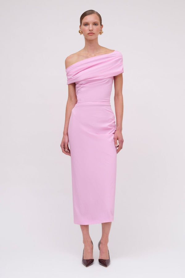 suboo Montie Off Shoulder Midi Dress