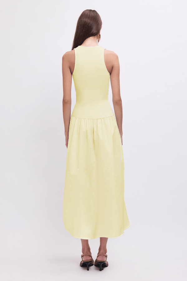 Suboo Naples Drop Waist Midi Dress - Butter
