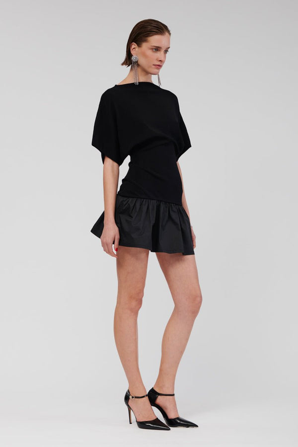 Suboo Naples Drop Waist Mini Dress - Black