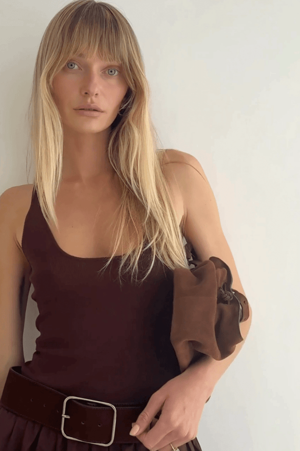 Suboo Naples Dropped Waist Maxi Dress - Chocolate