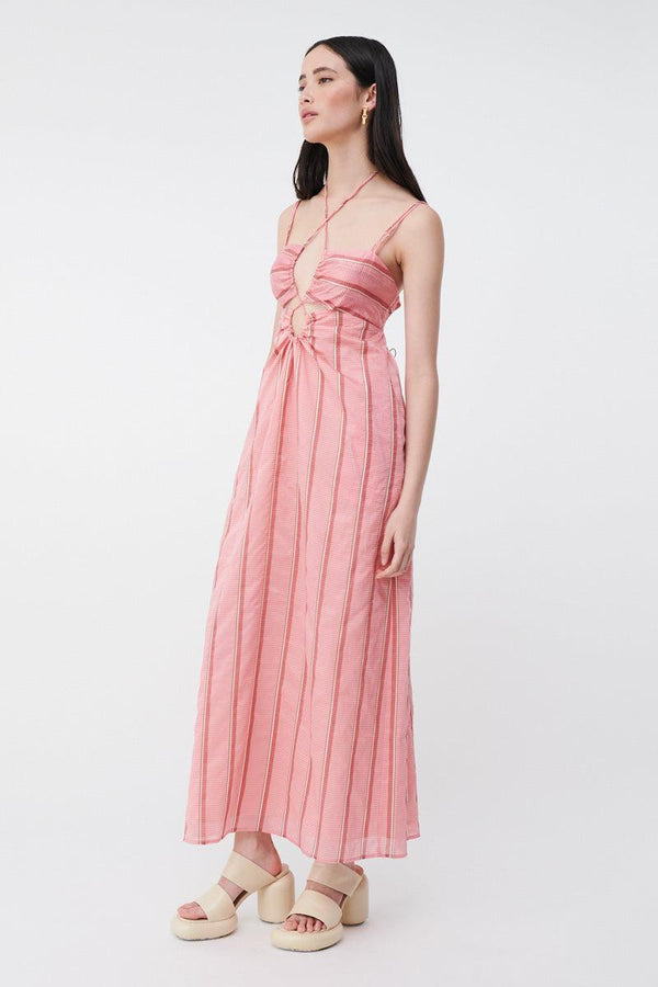 Suboo Pablo Strappy Cutout Maxi Dress - Pink