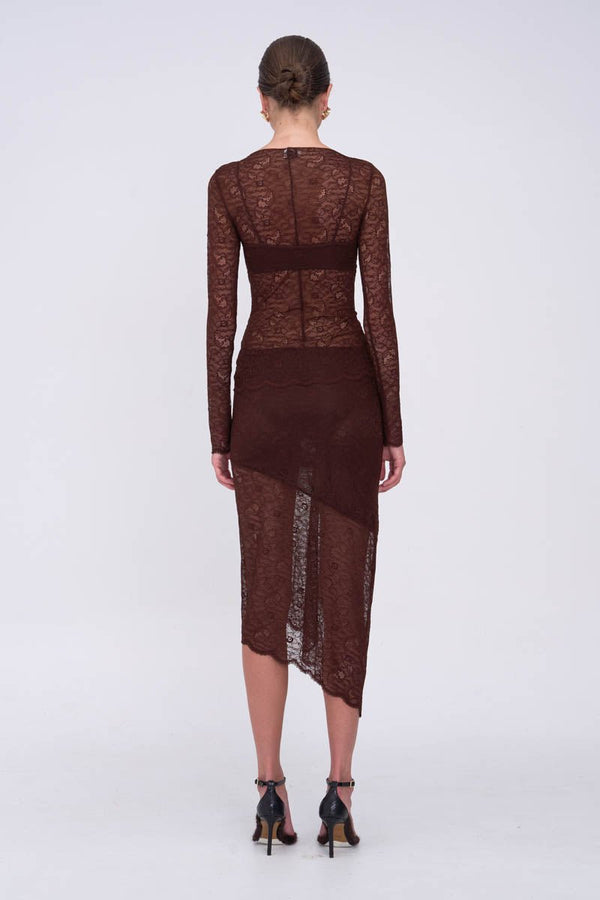 Suboo Paris Assymetric Midi Skirt