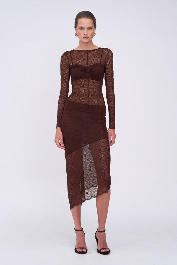 Suboo Paris Long Sleeve Top With Built In Bralette