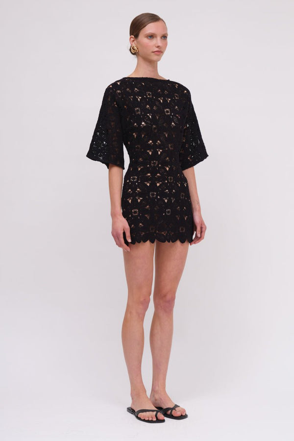 Suboo Rocky Embroidery Crochet Mini