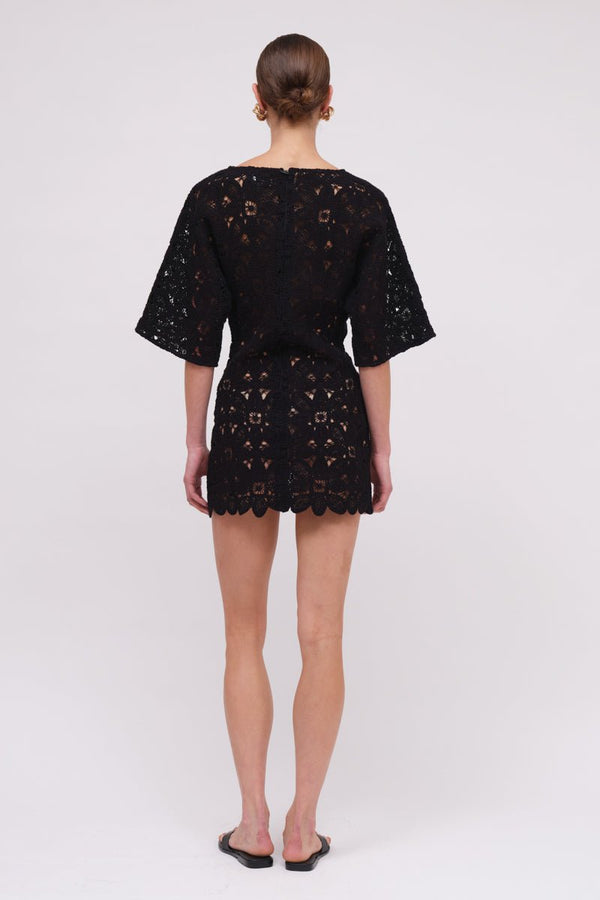 Suboo Rocky Embroidery Crochet Mini