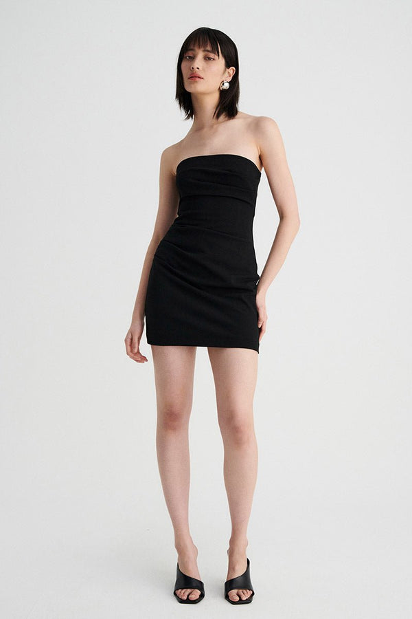 Suboo Stella Strapless Mini Dress - Black