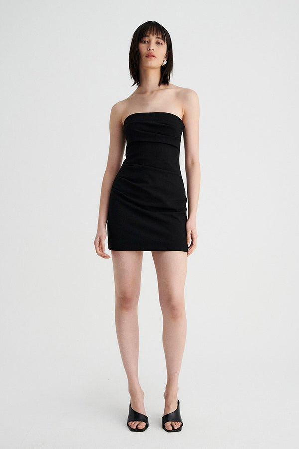 suboo Stella Strapless Mini Dress - Black