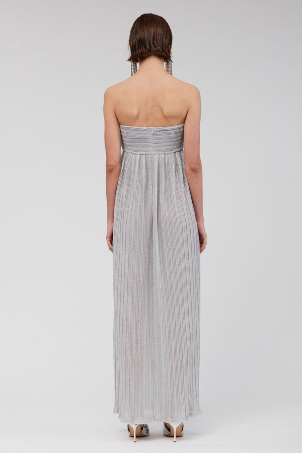 Suboo Stevie Bustier Maxi Dress - Silver