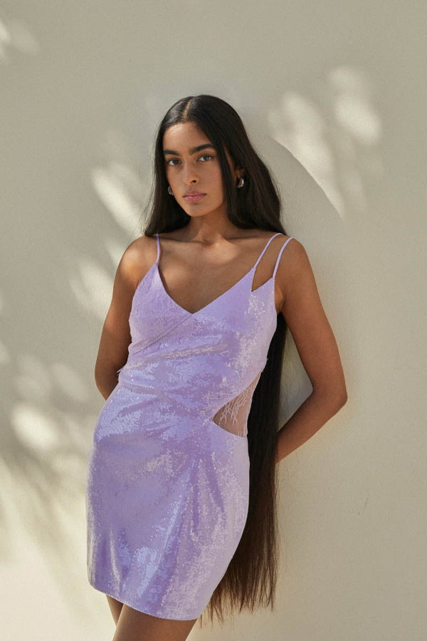 Suboo Tari Sequin Strappy Mini Dress