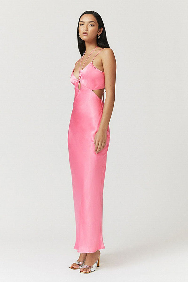 Suboo Tate Halter Strappy Maxi - Candy Pink