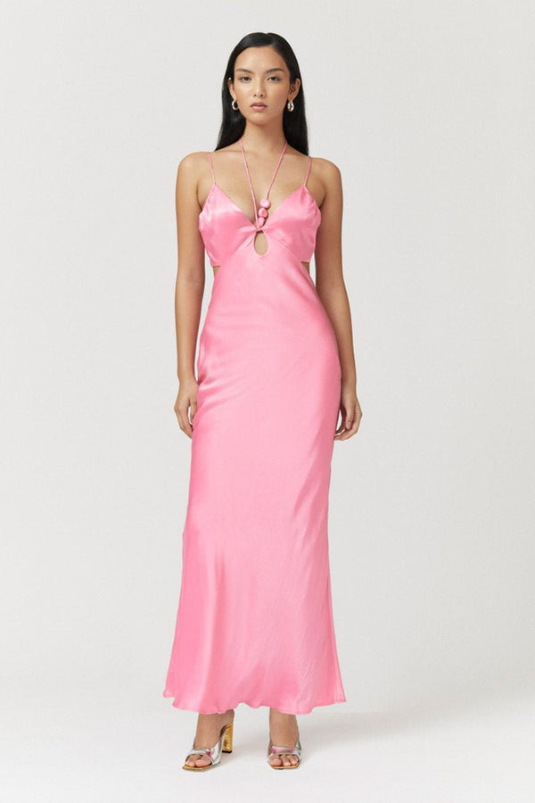suboo Tate Halter Strappy Maxi - Candy Pink